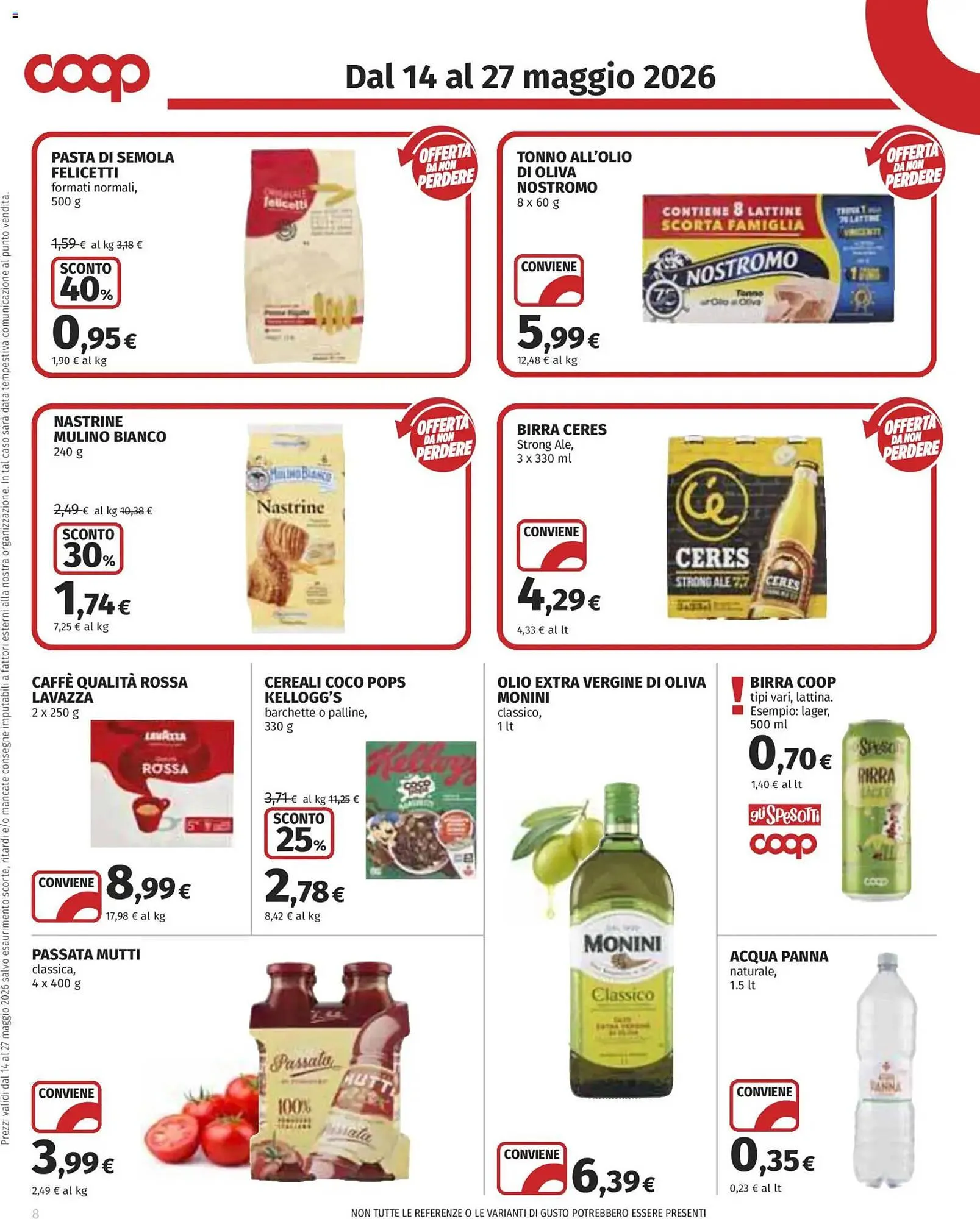 Volantino In Coop da 14 maggio a 27 maggio di 2026 - Pagina del volantino 8
