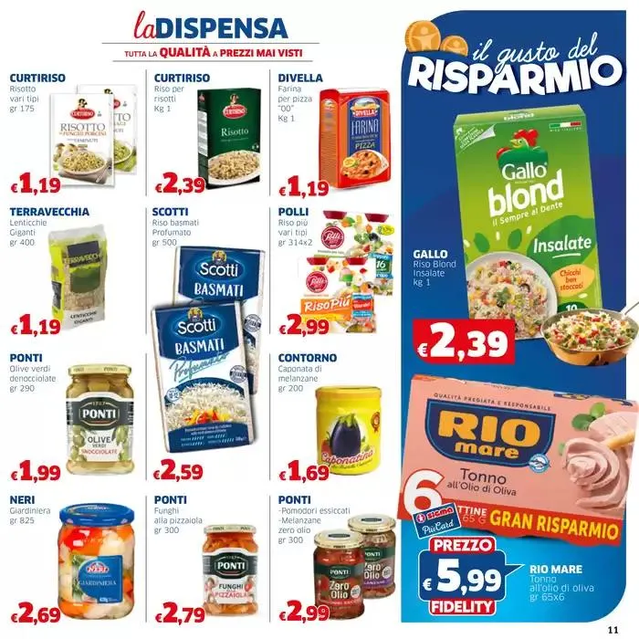 Il gusto del risparmio da 8 maggio a 21 maggio di 2025 - Pagina del volantino 11