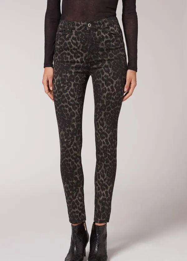 Jeans Push Up Skinny a Vita Alta