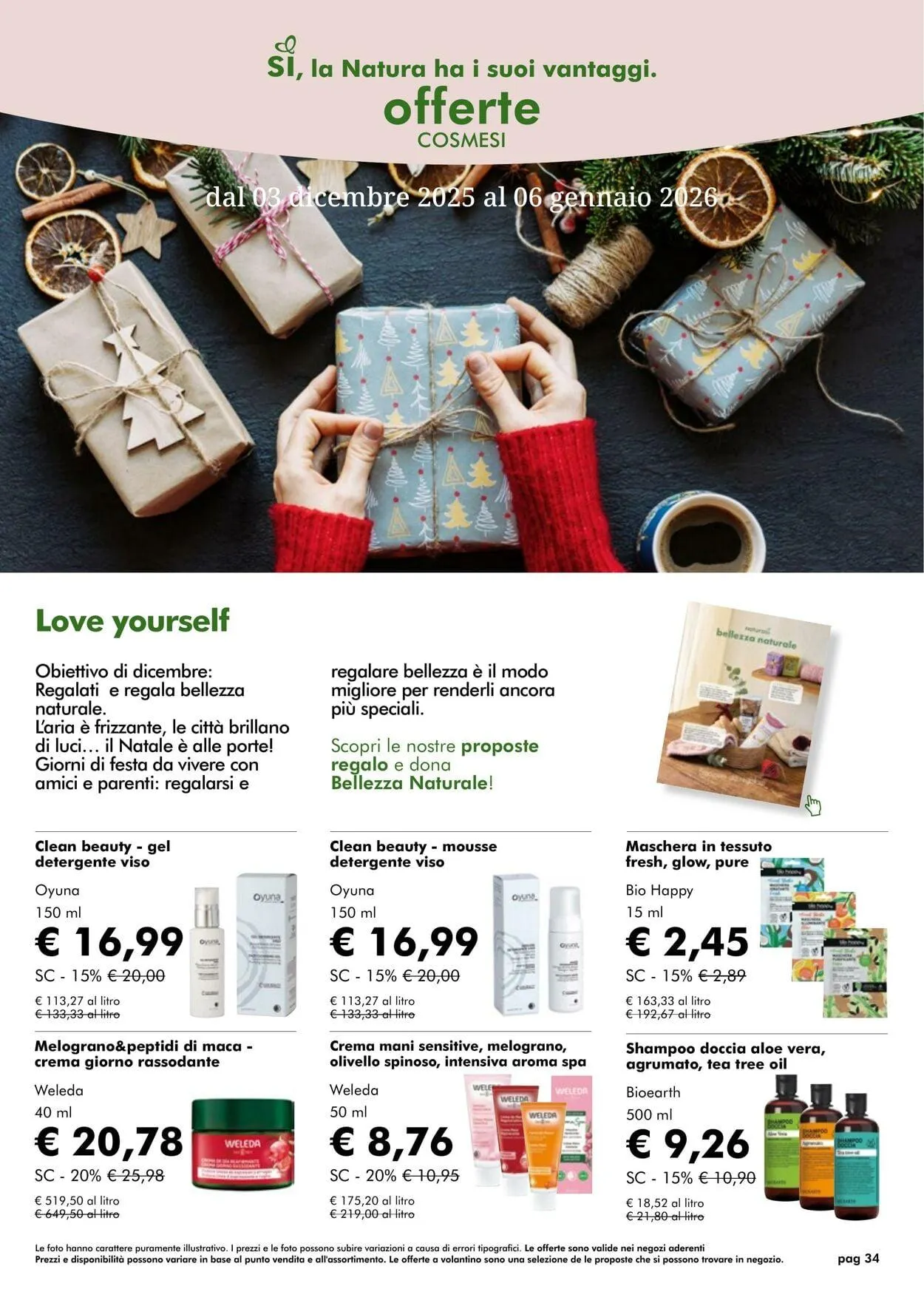 Natura Sì Volantino attuale da 1 dicembre a 1 gennaio di 2026 - Pagina del volantino 34