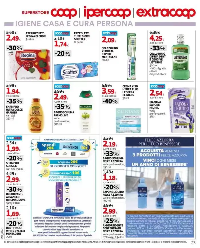 -25% su prodotti della linea da 27 marzo a 9 aprile di 2025 - Pagina del volantino 23