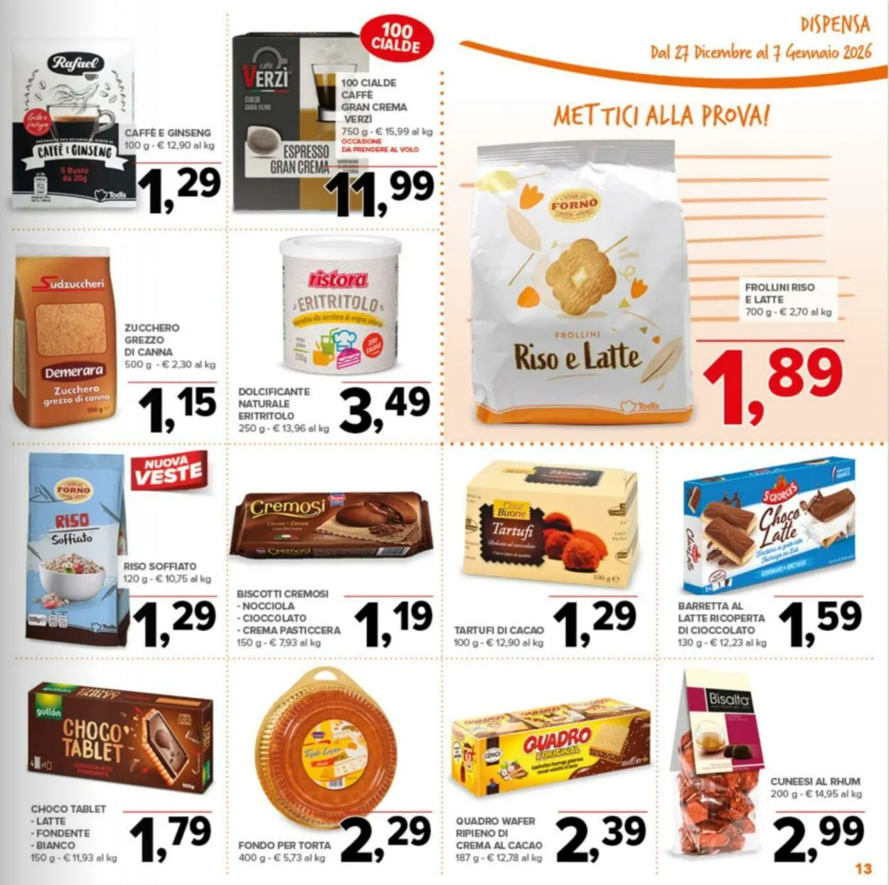 Todis Volantino attuale da 27 dicembre a 7 gennaio di 2026 - Pagina del volantino 13