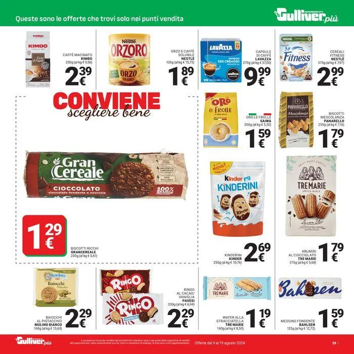 Promo show da 9 agosto a 19 agosto di 2024 - Pagina del volantino 29