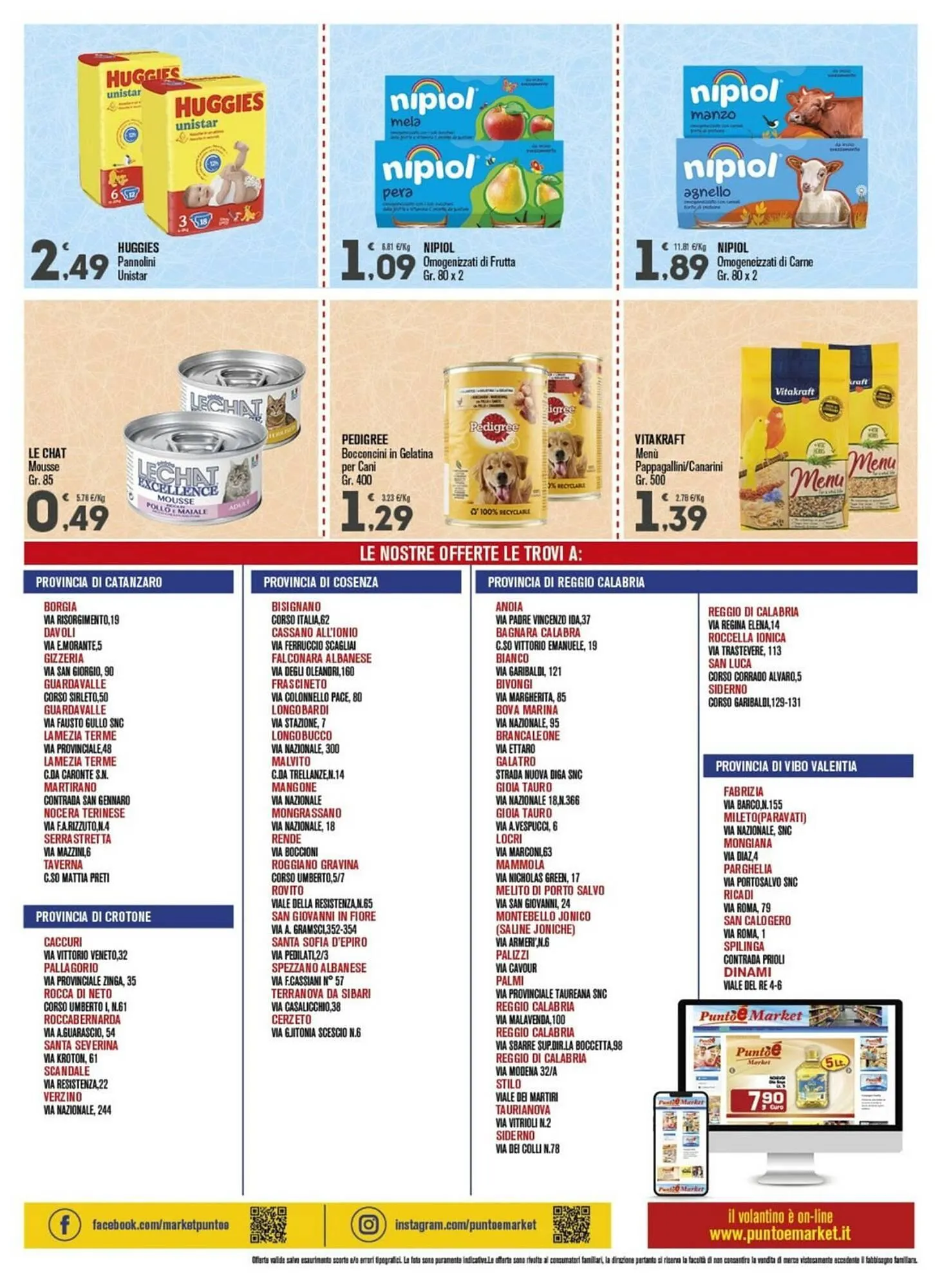 Volantino Punto é market da 11 maggio a 24 maggio di 2026 - Pagina del volantino 8