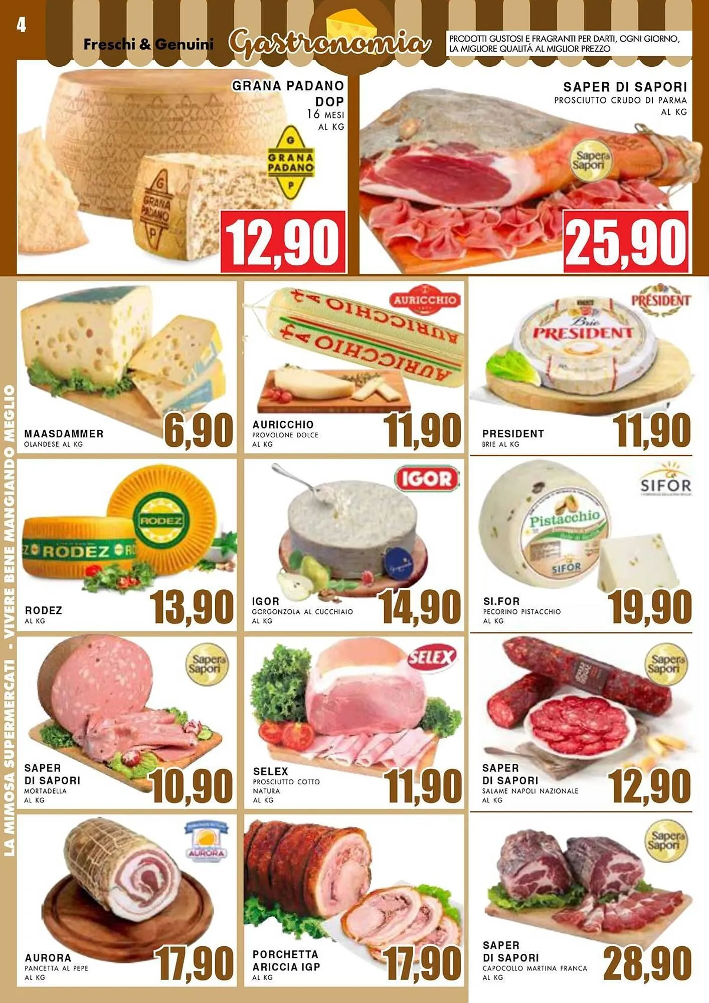 Volantino La Mimosa Supermercati da 13 maggio a 26 maggio di 2024 - Pagina del volantino 4