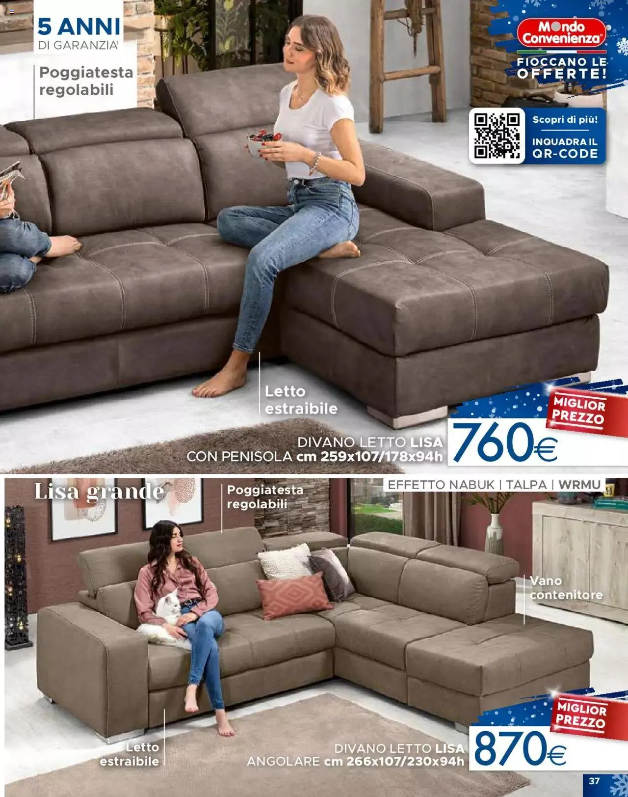 Mondo Convenienza - Catalogo Speciale Autunno da 1 novembre a 31 dicembre di 2023 - Pagina del volantino 39