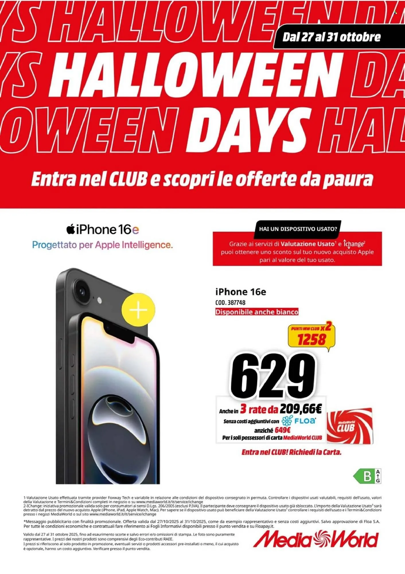 Volantino MediaWorld da 27 ottobre a 31 ottobre di 2025 - Pagina del volantino 11