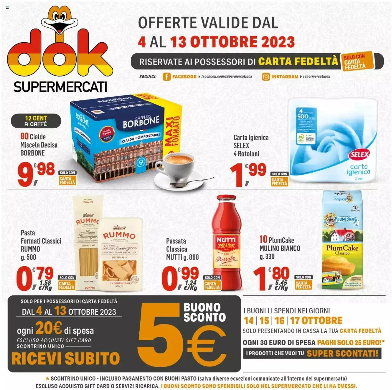 Volantino DOK da 4 ottobre a 13 ottobre di 2023 - Pagina del volantino 1