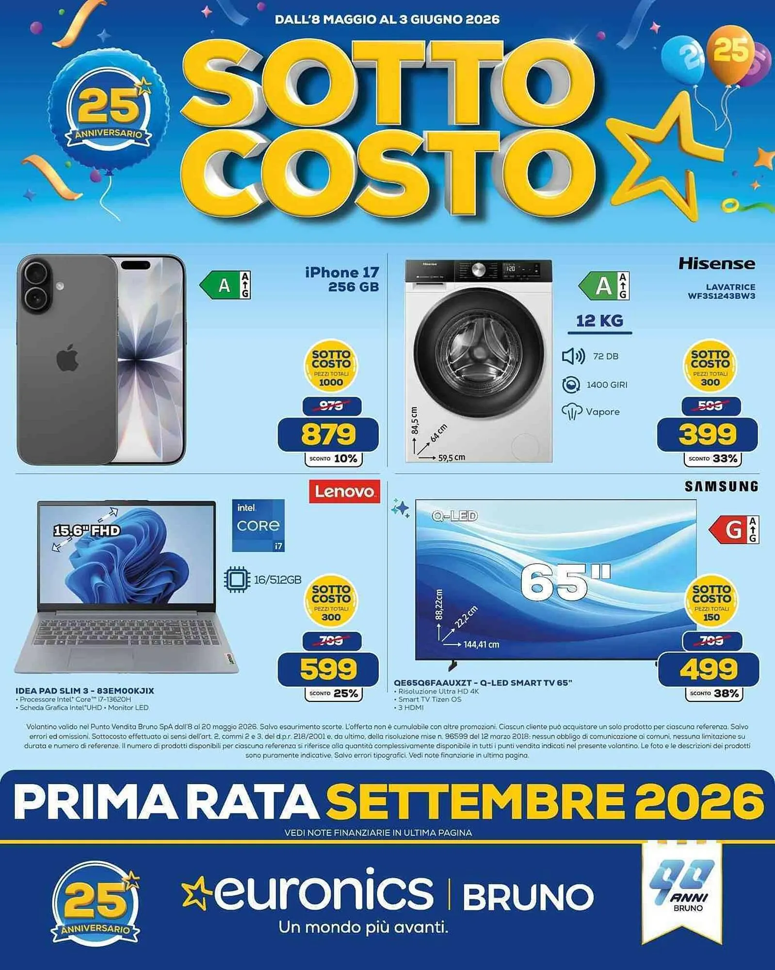 Volantino Euronics da 8 maggio a 3 giugno di 2026 - Pagina del volantino 1