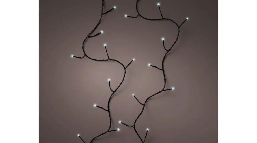 Catena 120 led luce bianca fredda 9 metri