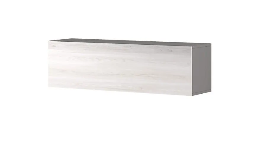 Gilda pensile 1 anta a ribalta frassino ghiaccio L120 cm