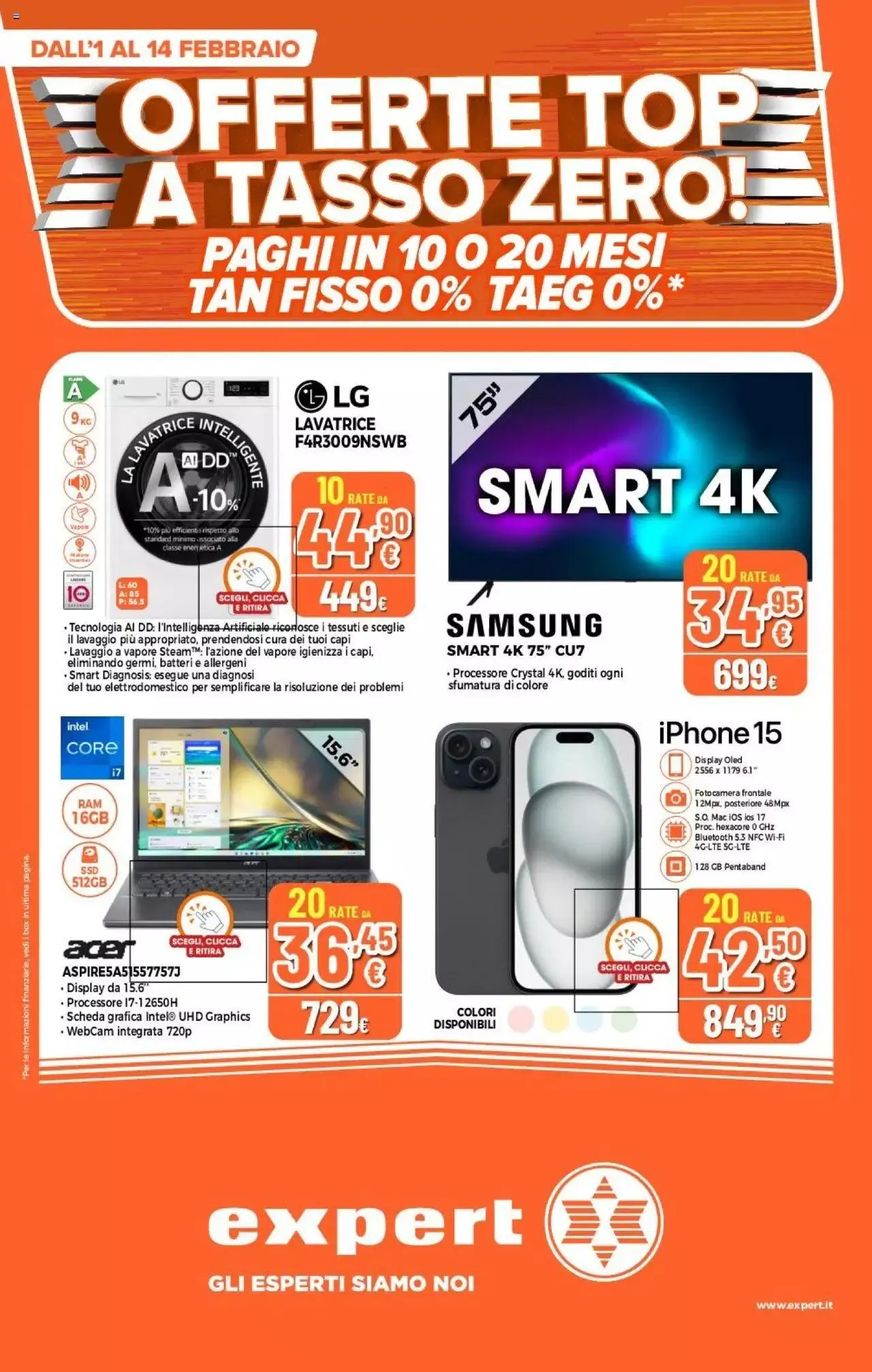 Expert - Palermo volantino da 2 febbraio a 14 febbraio di 2024 - Pagina del volantino 1