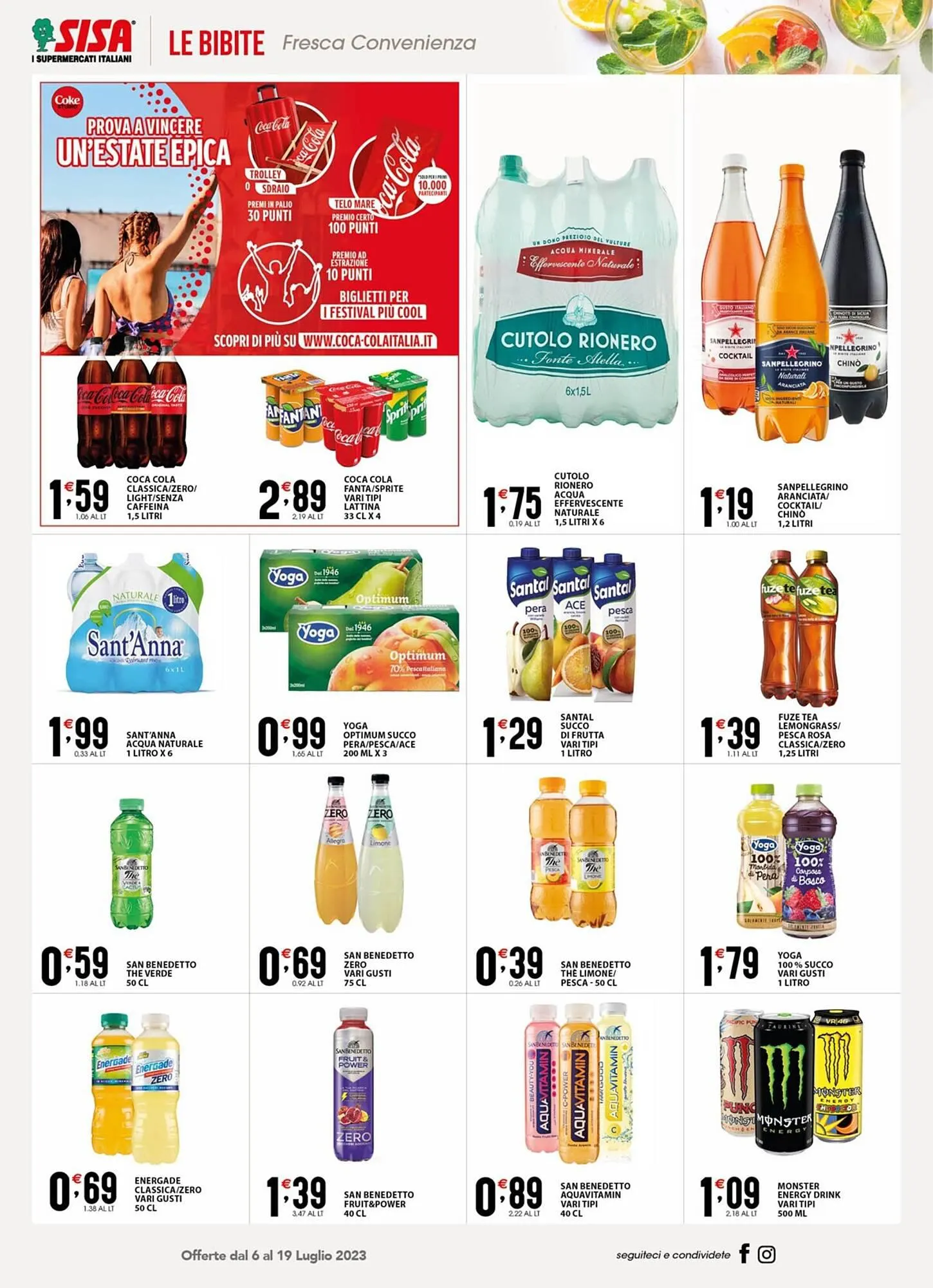 Volantino Sisa da 6 luglio a 19 luglio di 2023 - Pagina del volantino 18