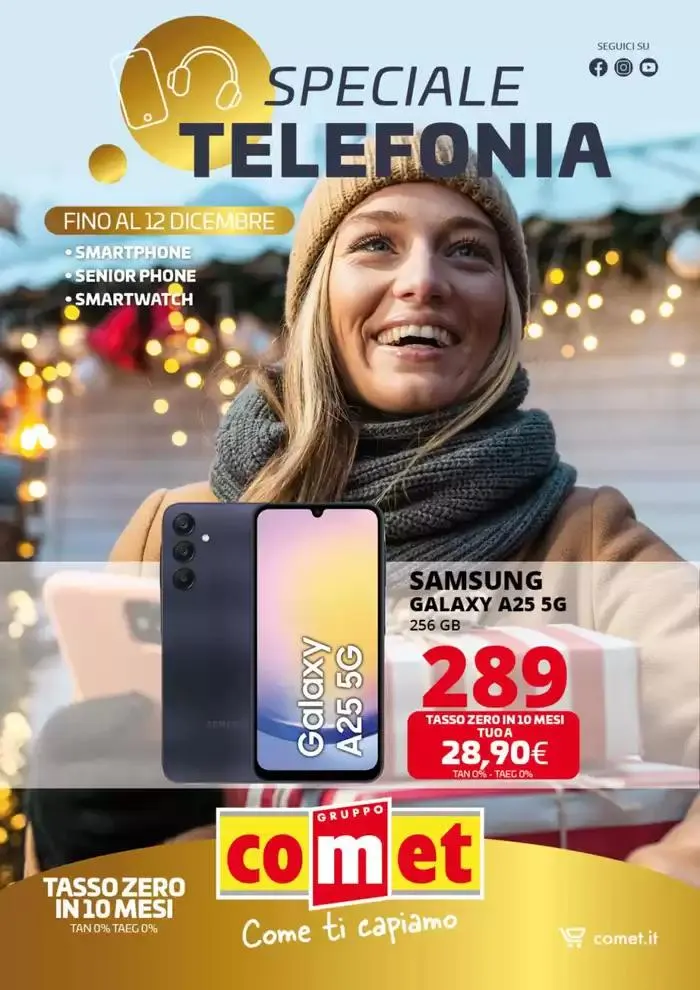 Speciale Telefonia da Comet! da 3 dicembre a 12 dicembre di 2024 - Pagina del volantino 1