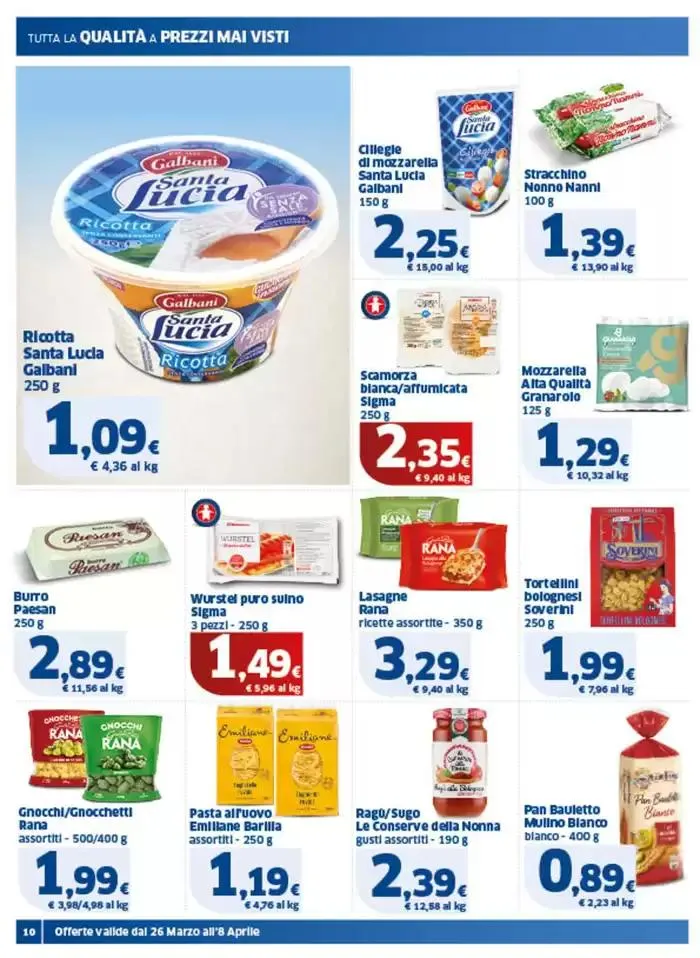 Grandi sconti da 26 marzo a 8 aprile di 2025 - Pagina del volantino 10