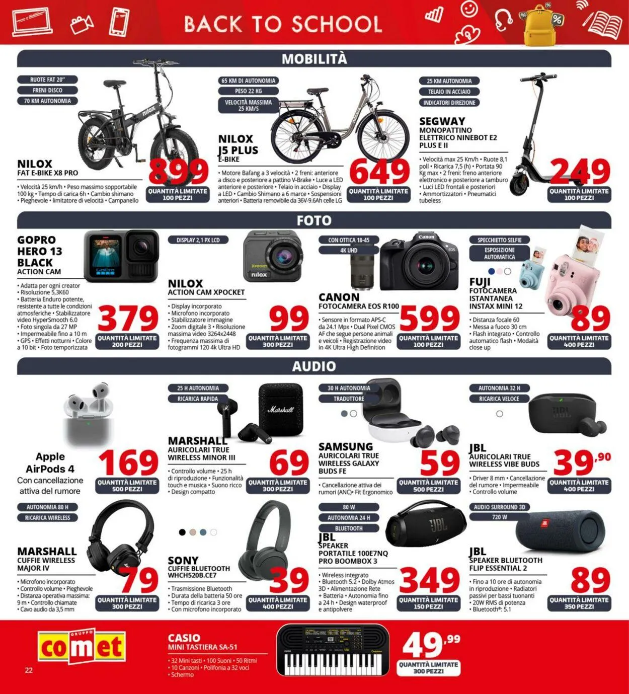 Comet Volantino attuale da 22 agosto a 11 settembre di 2025 - Pagina del volantino 22