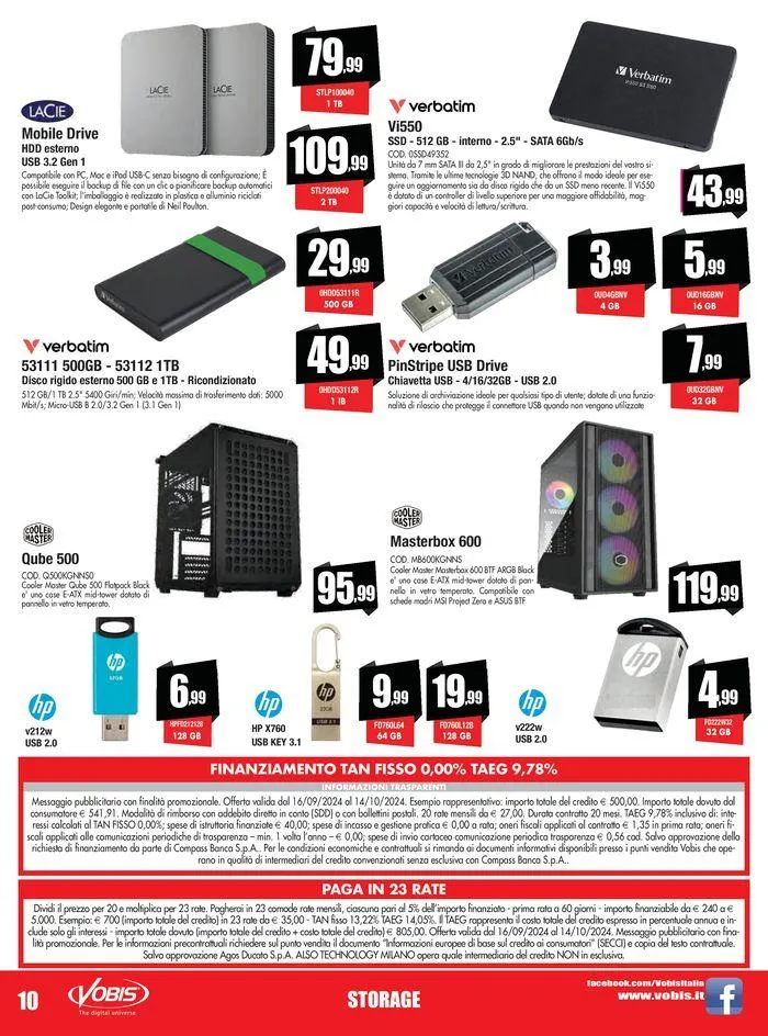 Miglior prezzo da 16 settembre a 16 ottobre di 2024 - Pagina del volantino 10