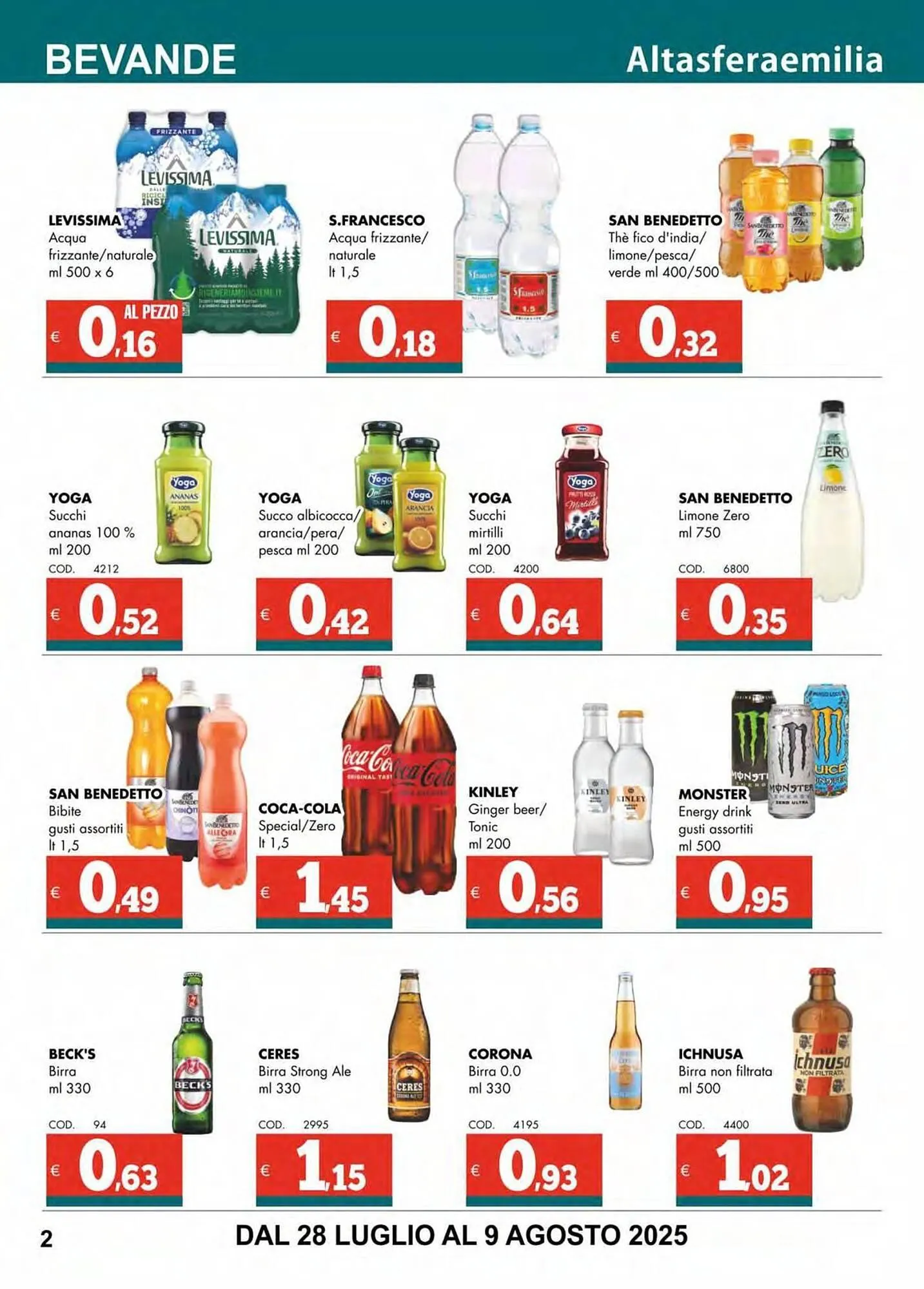 Volantino Altasfera da 28 luglio a 9 agosto di 2025 - Pagina del volantino 2