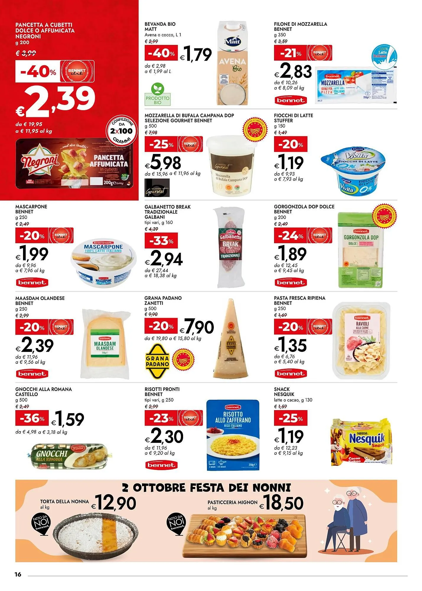 Volantino Bennet da 25 settembre a 8 ottobre di 2025 - Pagina del volantino 16