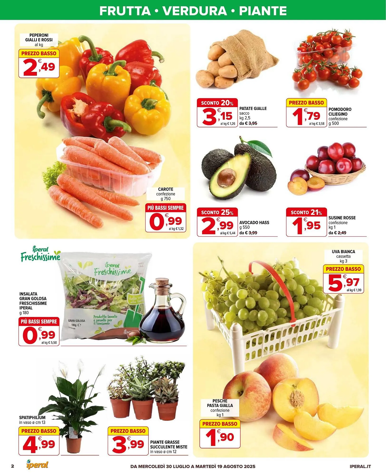 Volantino Iperal da 30 luglio a 19 agosto di 2025 - Pagina del volantino 2