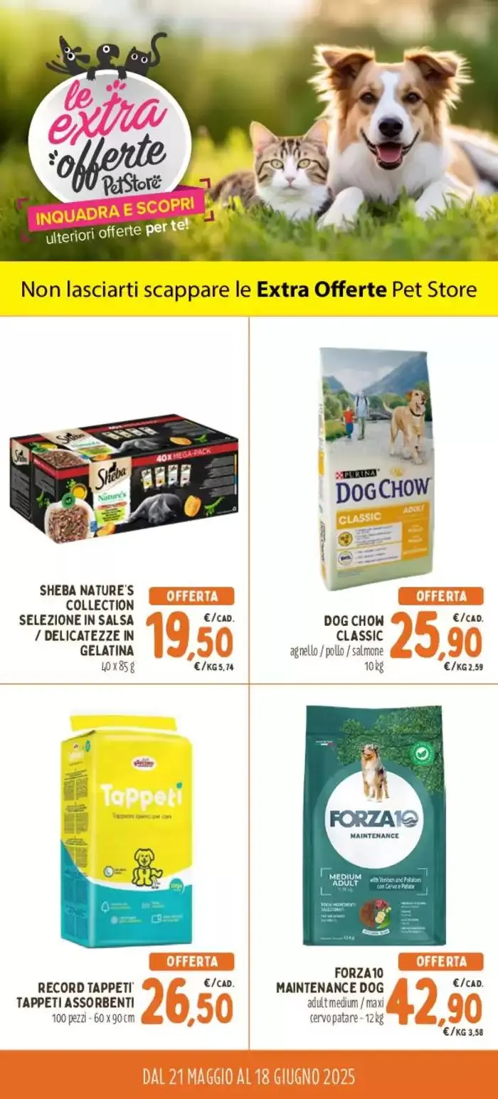 Le Extra Offerte da 21 maggio a 18 giugno di 2025 - Pagina del volantino 1