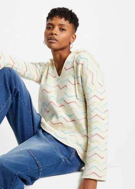 Maglione con motivo jacquard