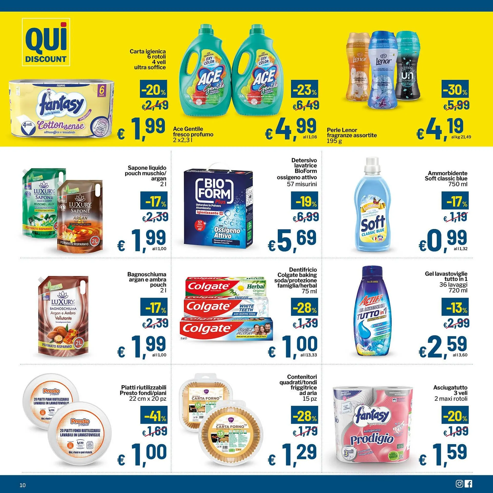 Volantino Qui Discount da 4 novembre a 16 novembre di 2025 - Pagina del volantino 10