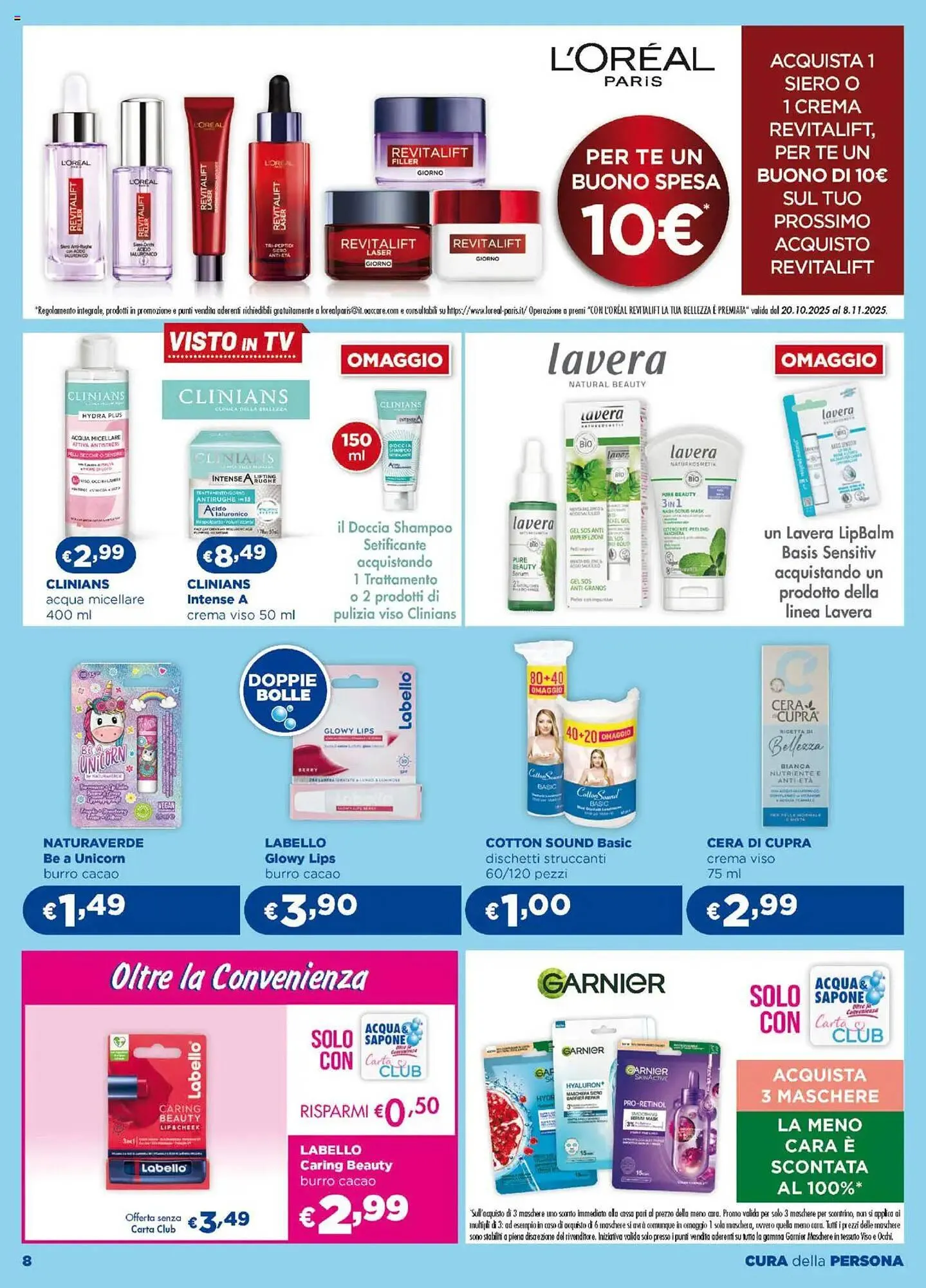 Volantino Acqua & Sapone da 16 ottobre a 4 novembre di 2025 - Pagina del volantino 8