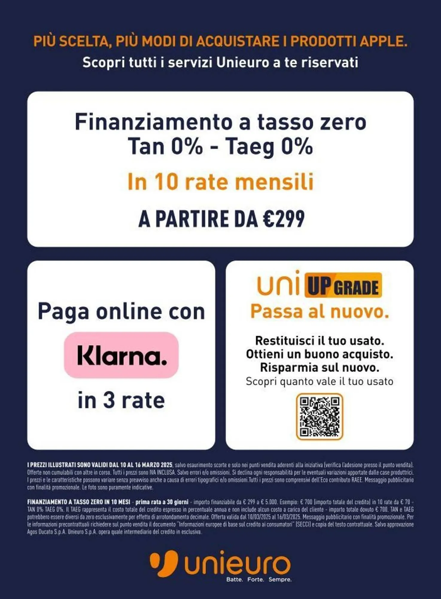 Volantino Unieuro da 10 marzo a 16 marzo di 2025 - Pagina del volantino 21