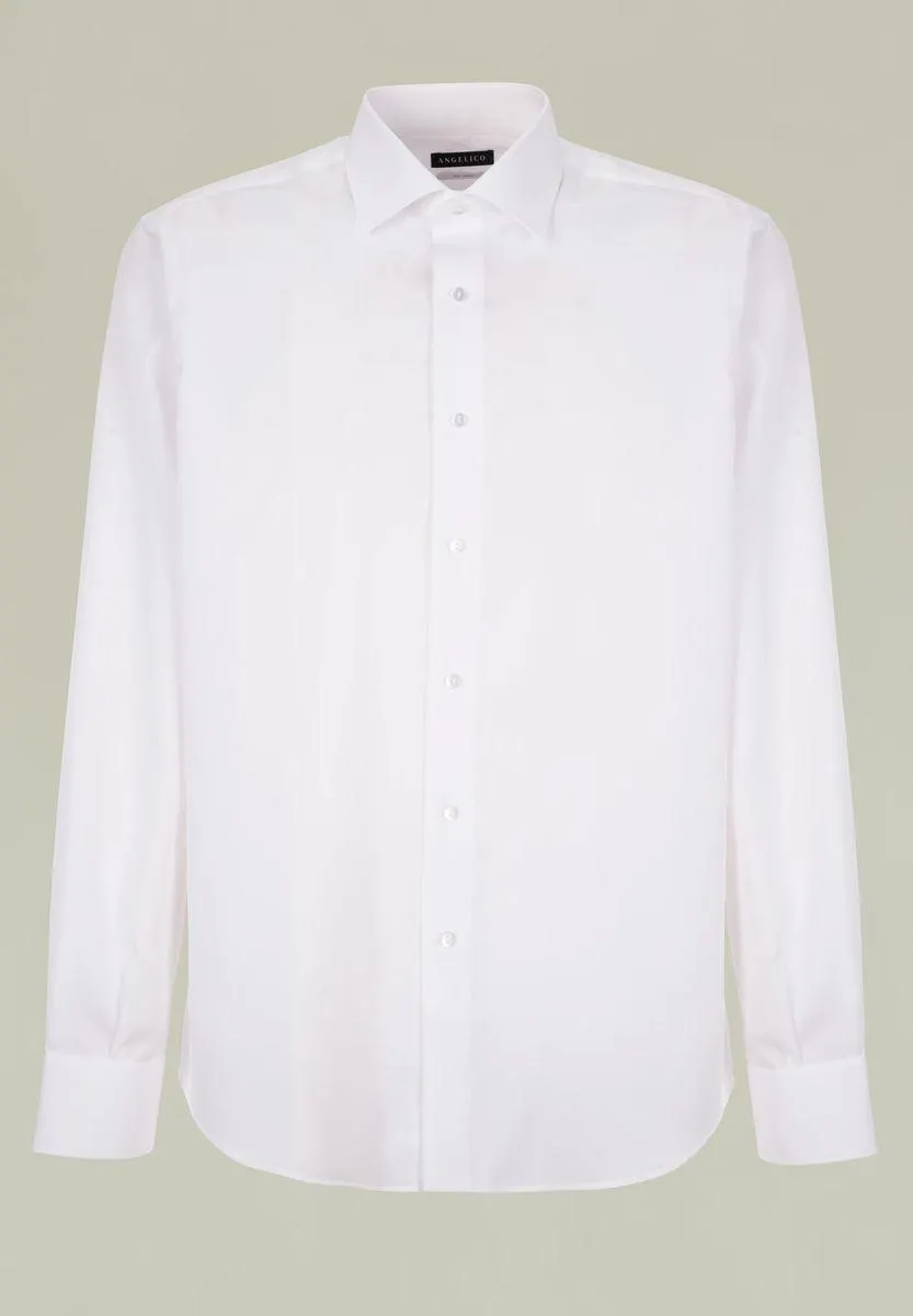 Camicia bianca cotone NO-STIRO slim