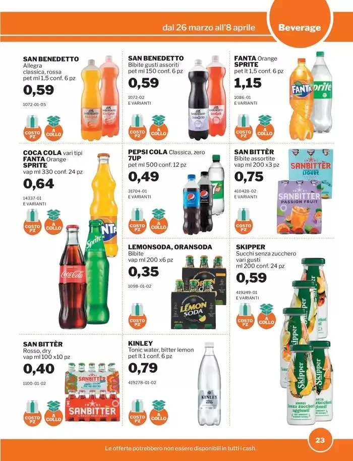 Food&Beverage da 26 marzo a 8 aprile di 2025 - Pagina del volantino 23