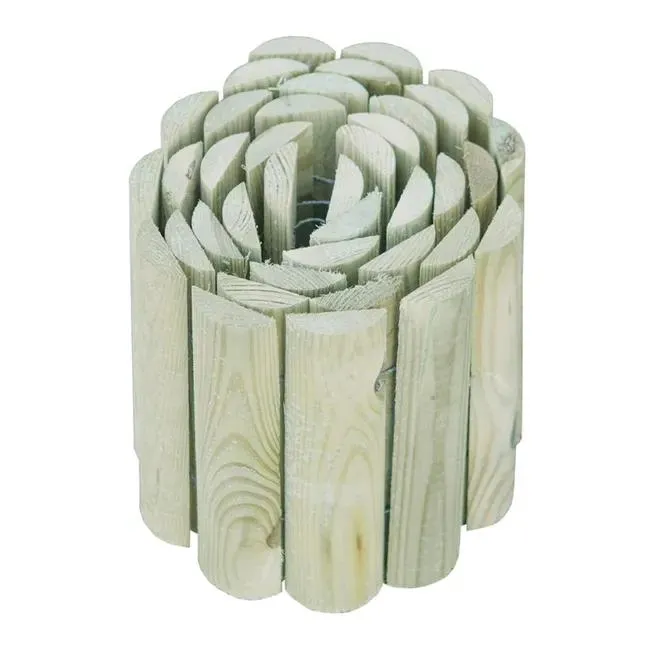 Bordura in rotolo in legno naturale L 180 x H 20 cm Sp 1.4 cm