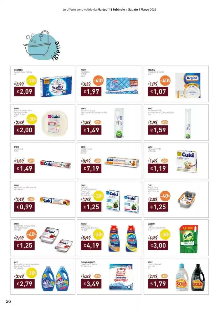 Lo sfizio dell'affettato il sano sapore del mare da 18 febbraio a 1 marzo di 2025 - Pagina del volantino 26