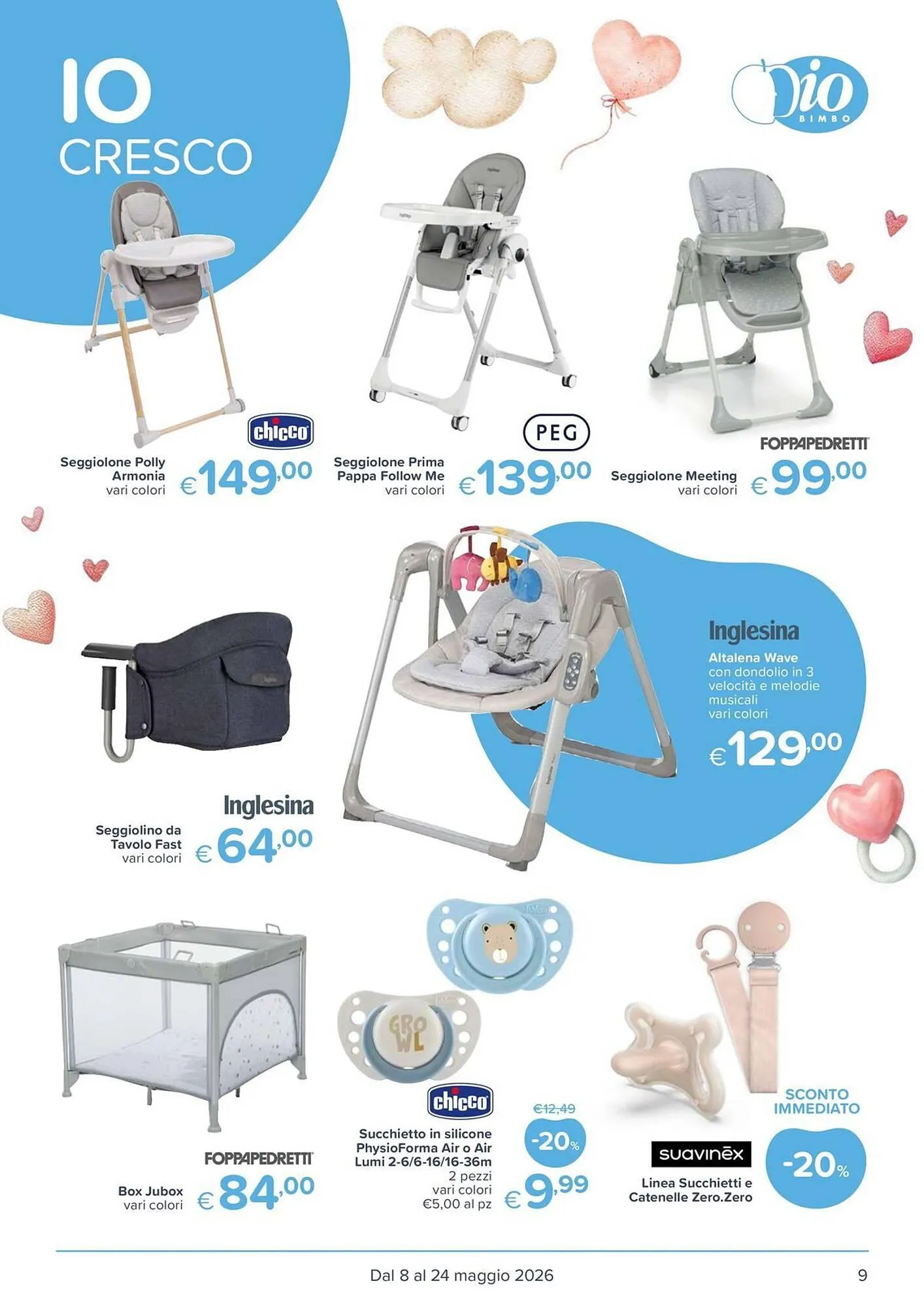 Volantino Io Bimbo da 8 maggio a 24 maggio di 2026 - Pagina del volantino 9