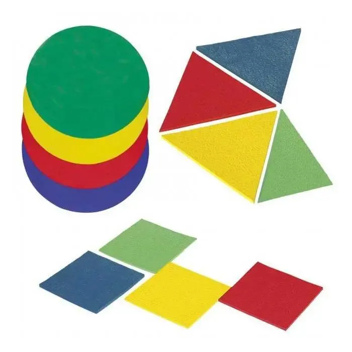 Forme colorate soft - touch per percorsi