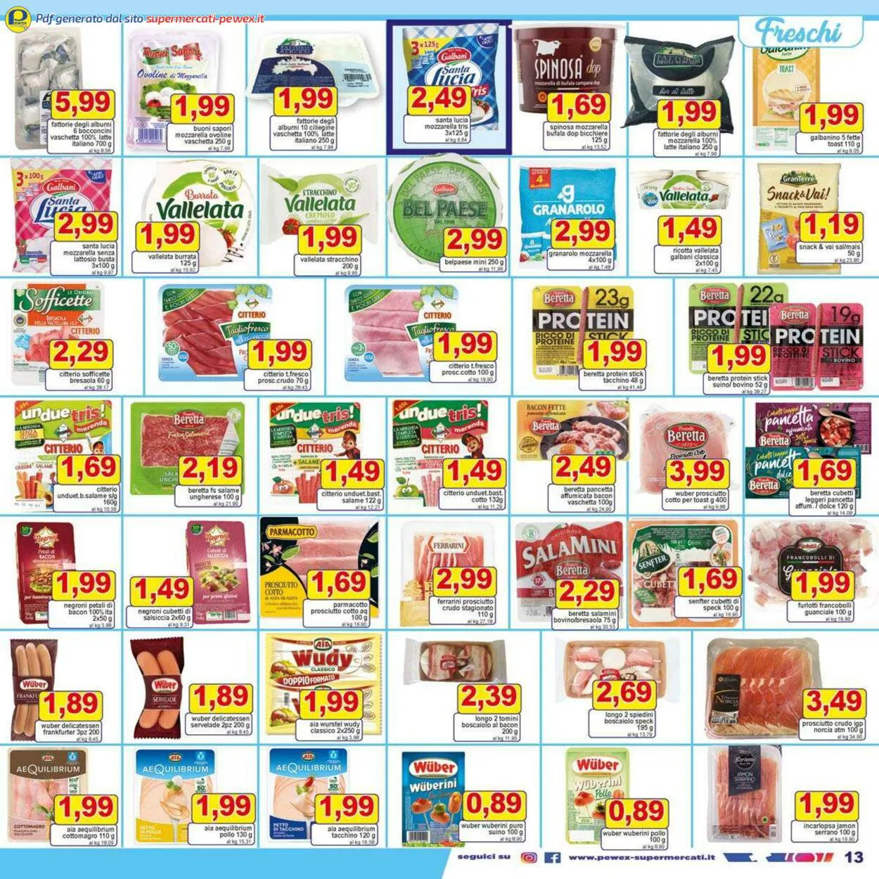 Pewex Volantino attuale da 13 giugno a 27 giugno di 2024 - Pagina del volantino 13