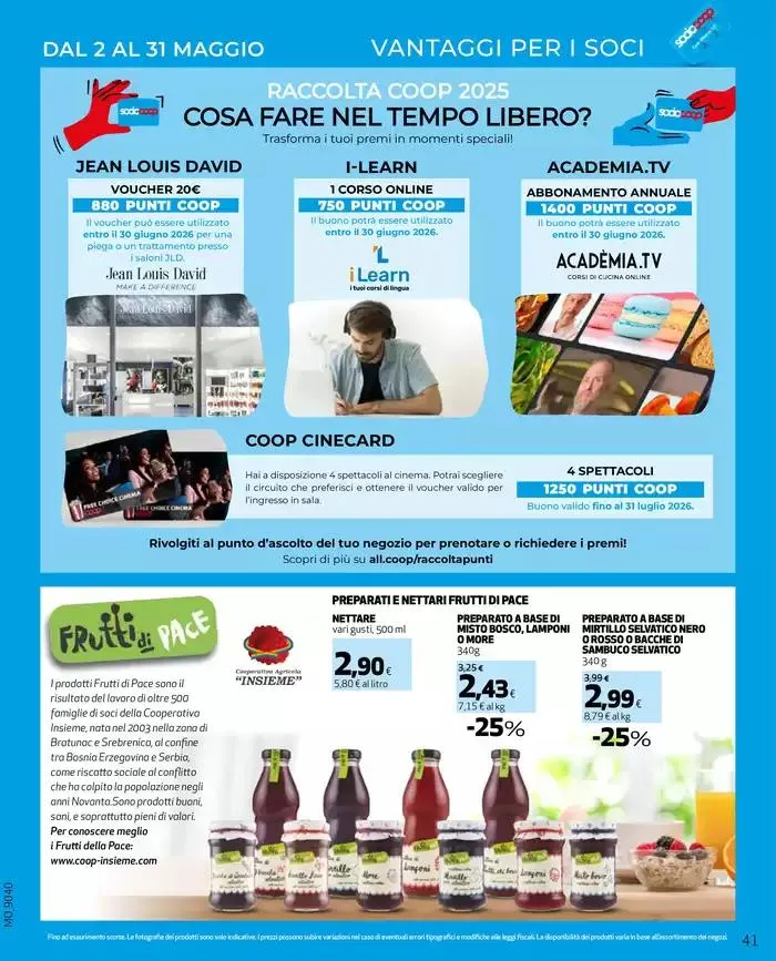 Dal 23 aprile al 7 maggio 2025 da 23 aprile a 7 maggio di 2025 - Pagina del volantino 41