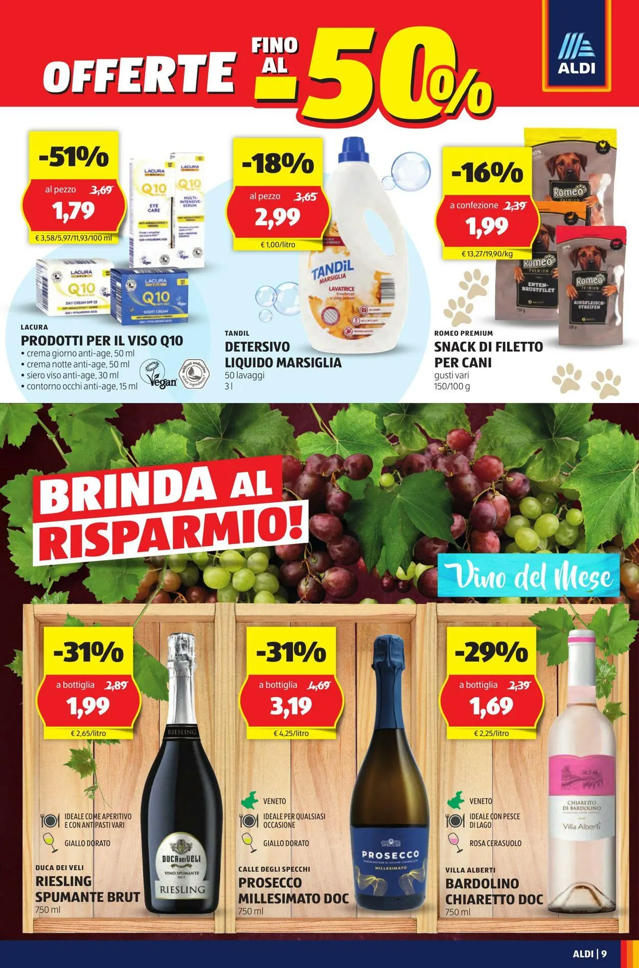 Aldi Volantino attuale da 25 agosto a 31 agosto di 2025 - Pagina del volantino 9