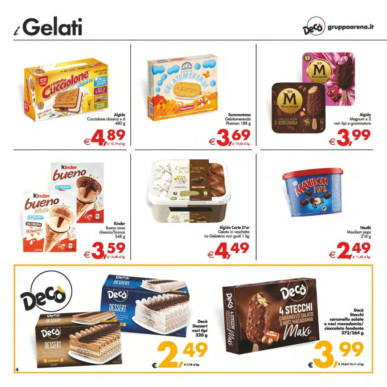 Deco Volantino attuale da 1 agosto a 11 agosto di 2025 - Pagina del volantino 4