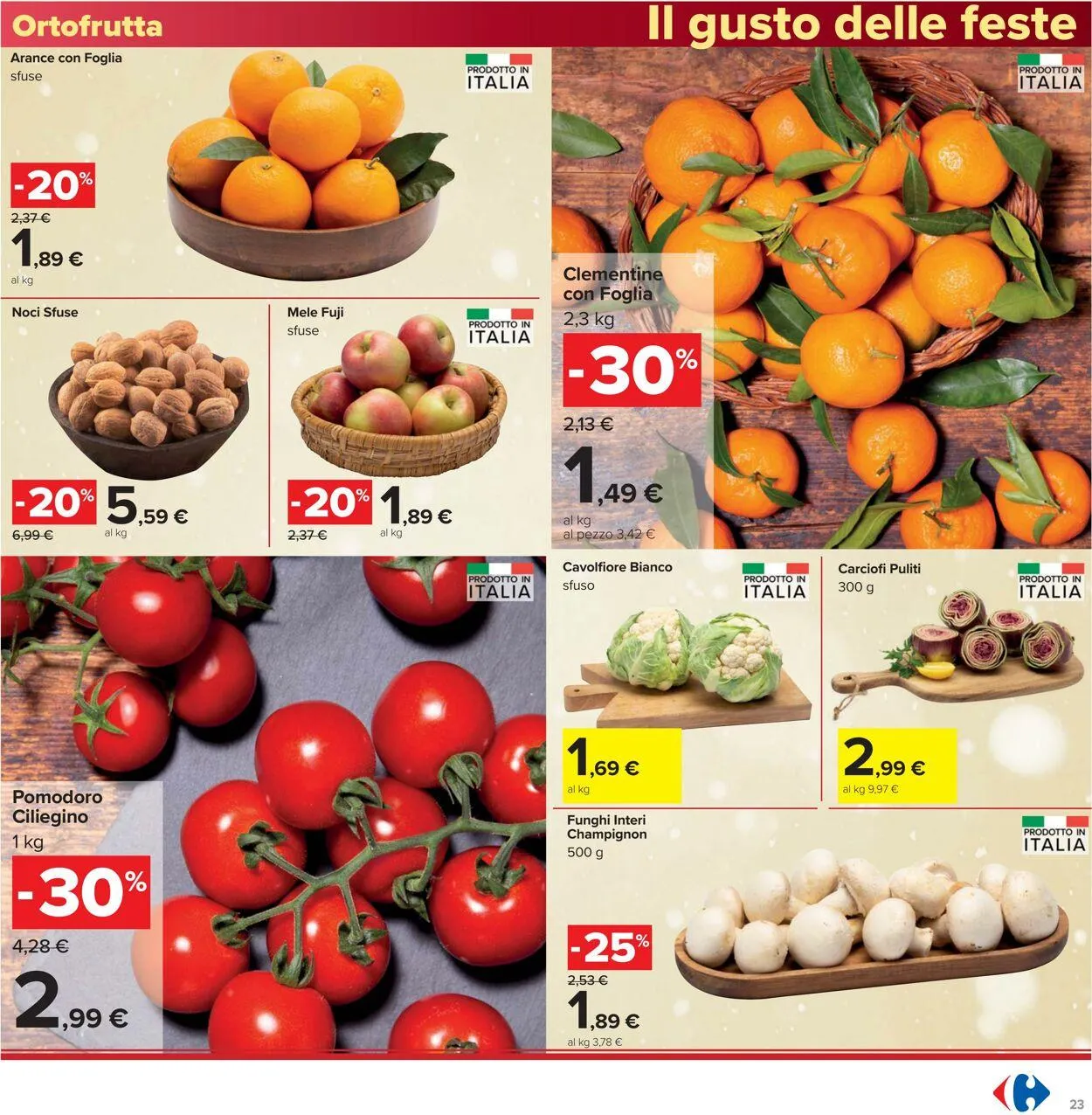 Carrefour Volantino attuale da 16 dicembre a 1 gennaio di 2026 - Pagina del volantino 23