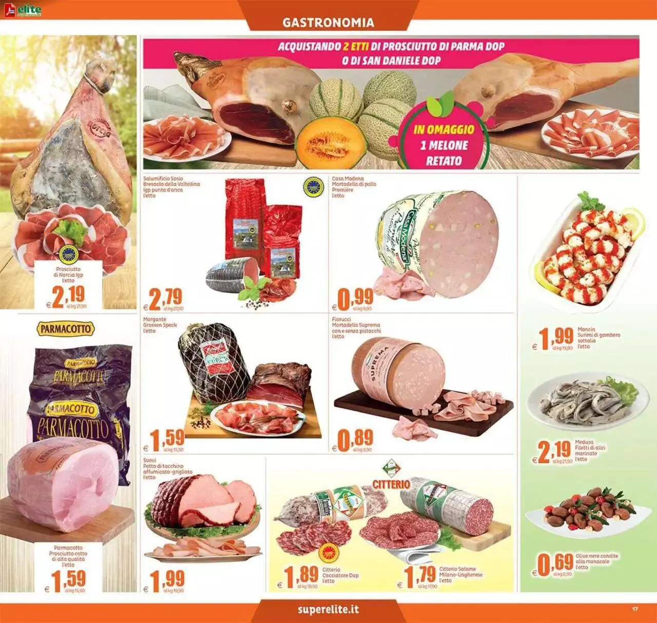 Volantino Elite Supermercati da 12 agosto a 20 agosto di 2023 - Pagina del volantino 17