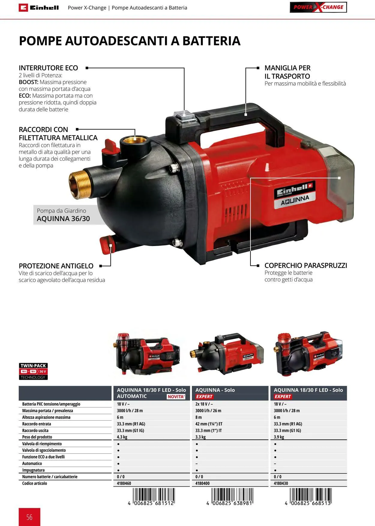 Einhell da 17 giugno a 17 settembre di 2025 - Pagina del volantino 56