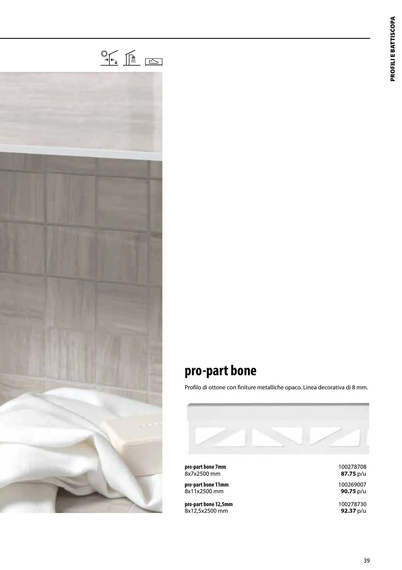 Volantino Porcelanosa da 9 aprile a 28 dicembre di 2024 - Pagina del volantino 39