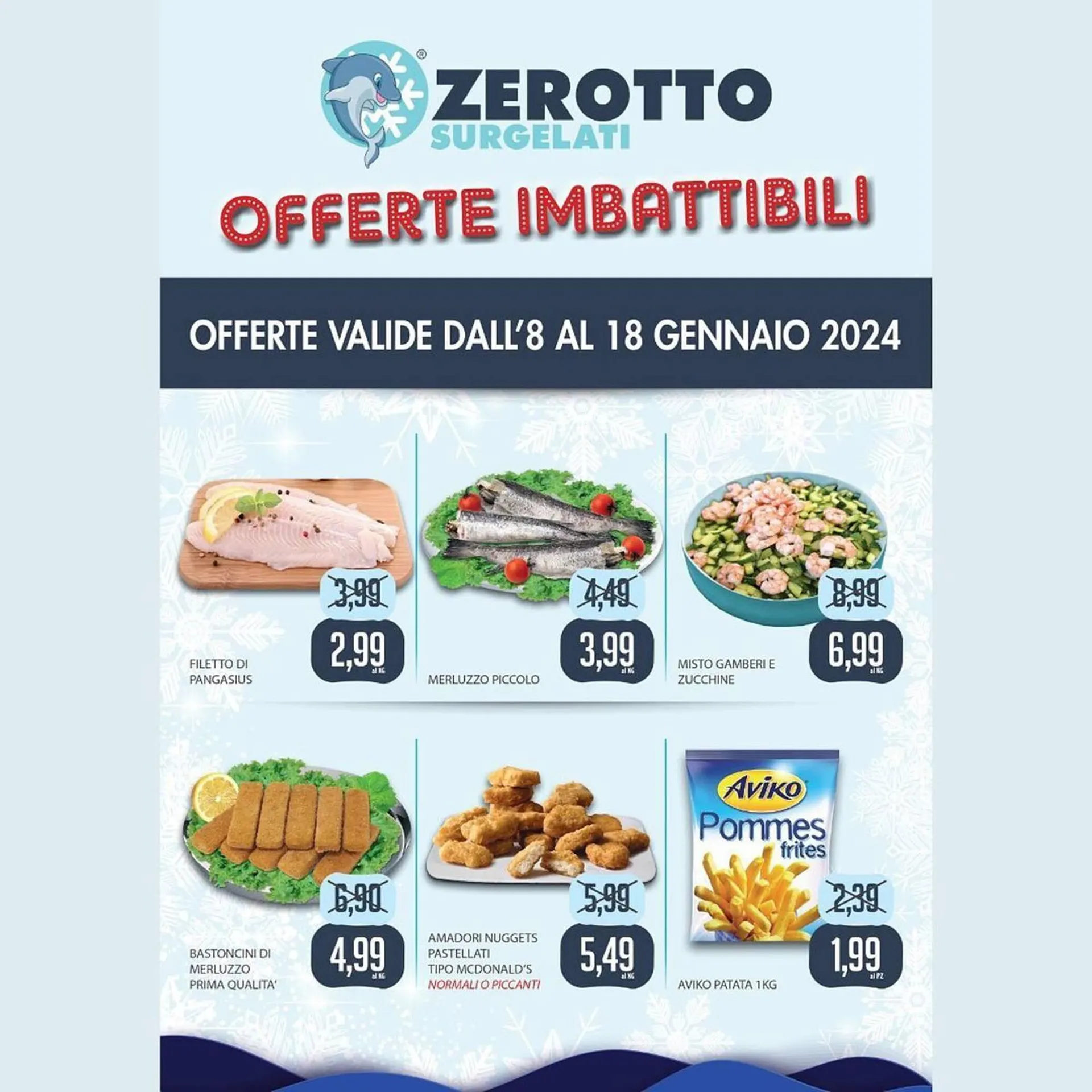 Volantino Zerotto Supermercati da 8 gennaio a 18 gennaio di 2024 - Pagina del volantino 