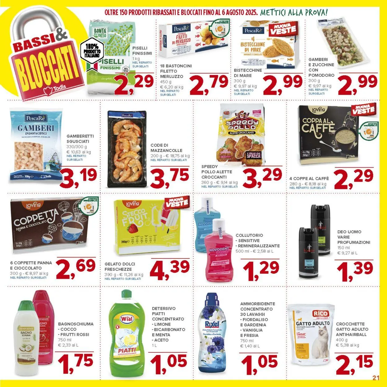 Todis Volantino attuale da 20 agosto a 3 settembre di 2025 - Pagina del volantino 21