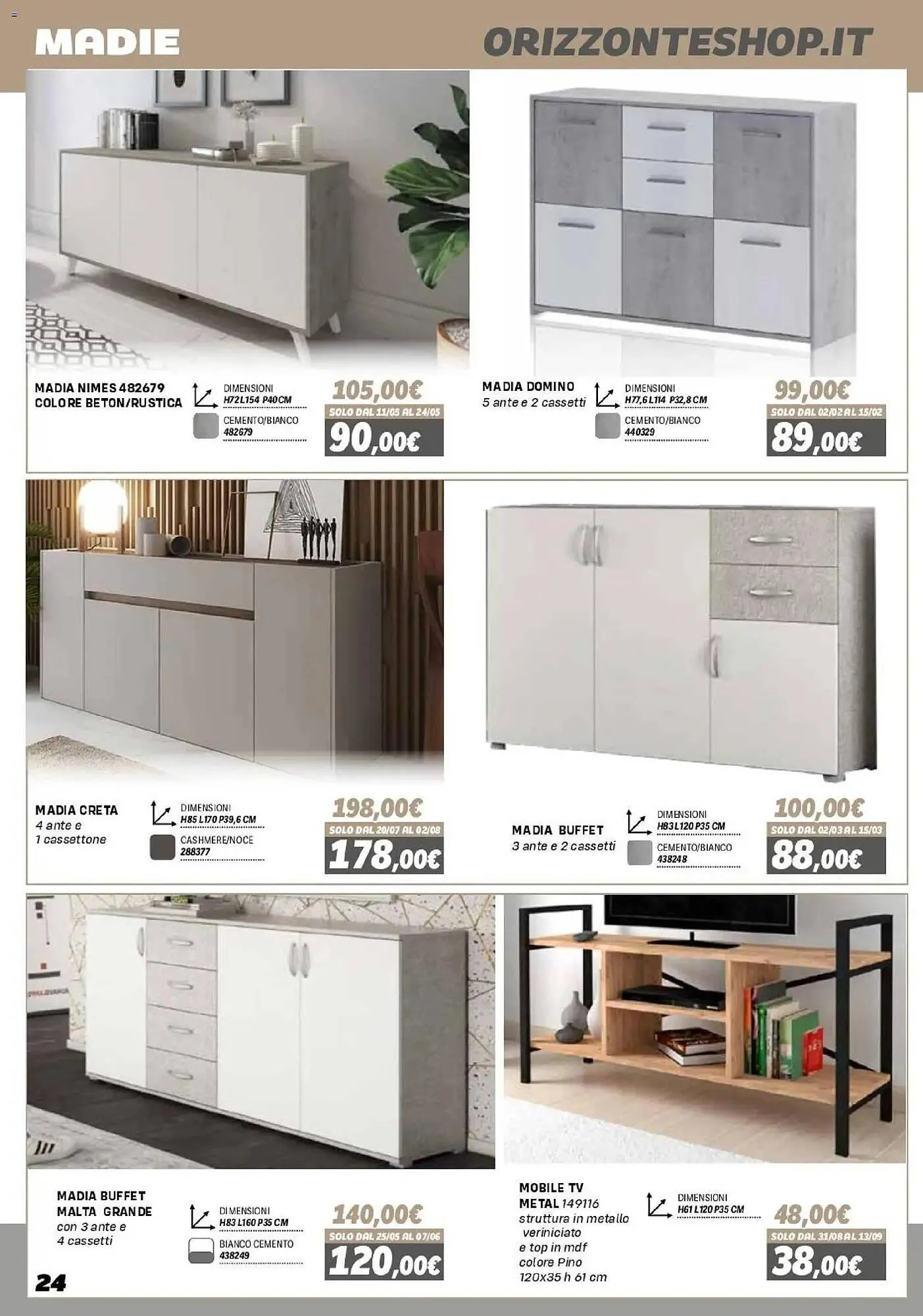 Volantino Orizzonte da 16 gennaio a 27 settembre di 2026 - Pagina del volantino 24