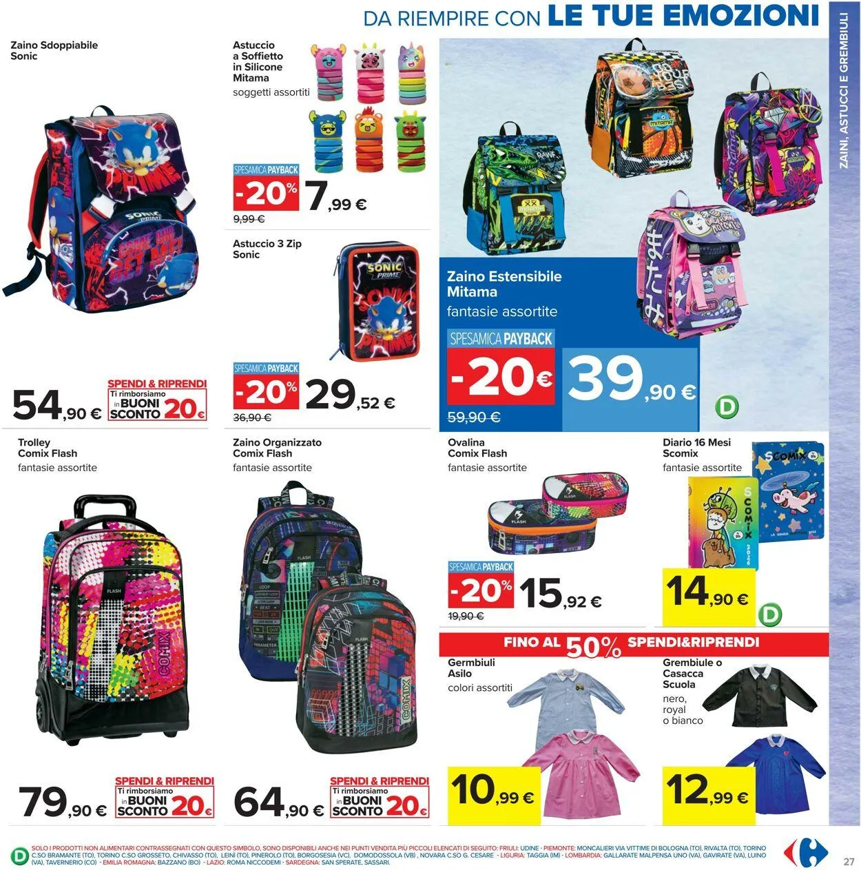 Carrefour Volantino attuale da 21 agosto a 4 settembre di 2025 - Pagina del volantino 27