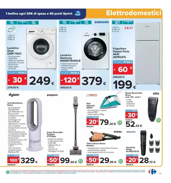 Sconti fino al 50% da 26 settembre a 10 ottobre di 2024 - Pagina del volantino 43