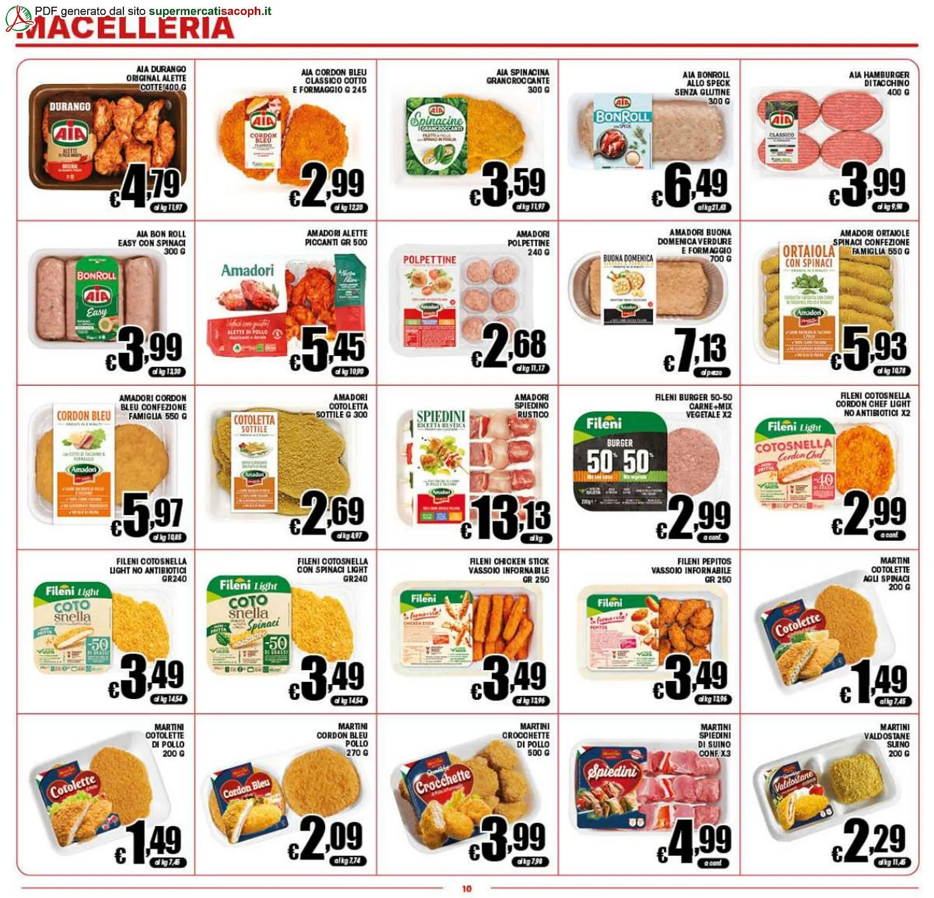 Volantino Sacoph da 8 maggio a 18 maggio di 2026 - Pagina del volantino 10