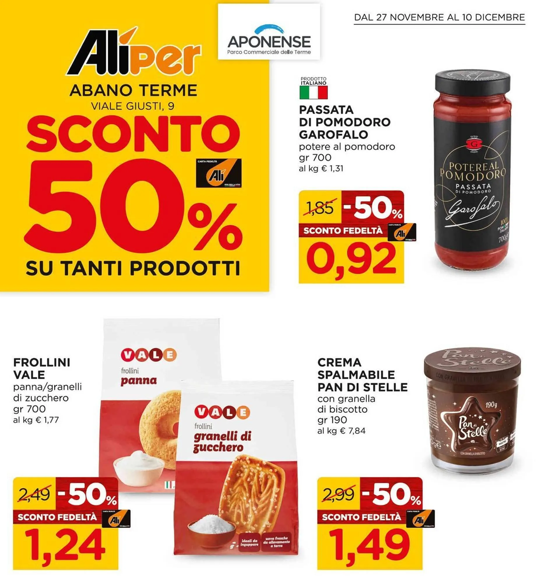 Volantino Alì Supermercati da 27 novembre a 10 dicembre di 2025 - Pagina del volantino 1